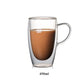Double Wall Glass Mug Resistant Tea Beer Mug Milk Lemon Juice Cup Drinkware Lover Coffee Cups Mug Gift