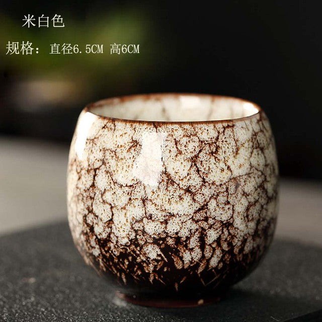 1pcs Kiln Change China Ceramic Cup Porcelain Kung Fu Tea Cups Pottery Drinkware Tableware Coffee Mug Wine Mugs Wholesale